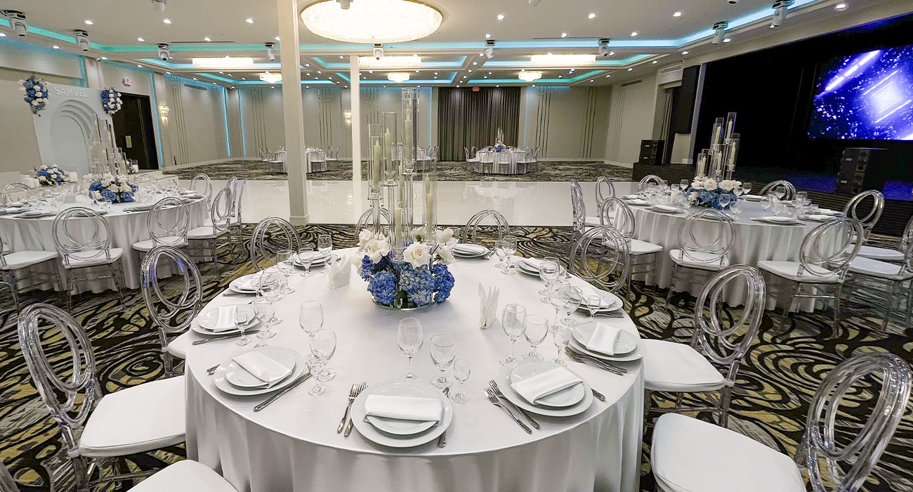 Weddings Wedding aisle inside affordable event venue